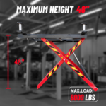 Katool KT-X66 6600 lbs Portable Mid Rise Scissor Lift - Image 7